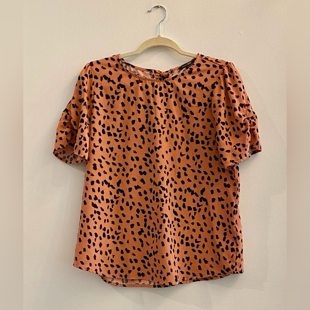 PaperMoon Leopard Blouse size M